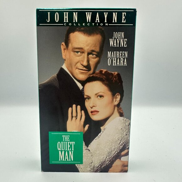 The Quiet Man VHS 40th Anniversary Edition John Wayne OHara Classic Drama 1992 - Picture 1 of 3
